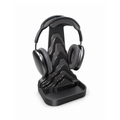 Bergamont Headphone Stand promotional product image with headphones on white background
