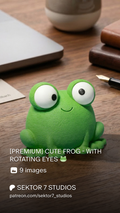 Cute Frog with Rotating Eyes promotional product image