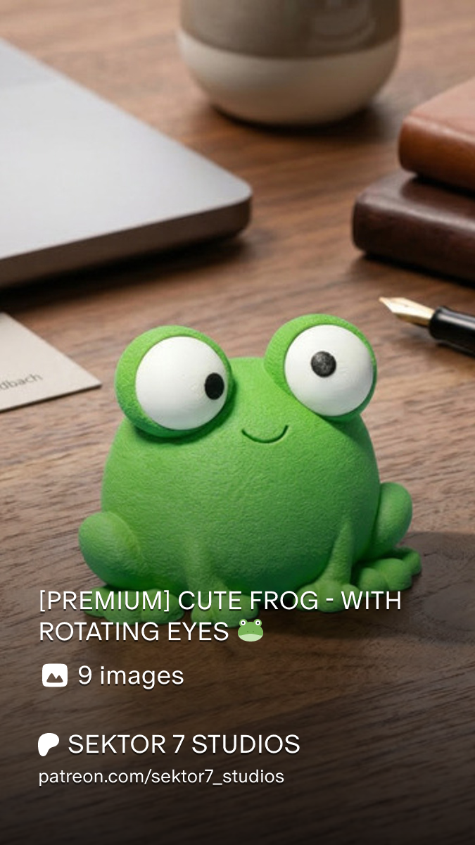 Cute Frog with Rotating Eyes promotional product image