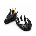 Dragon Pen Holder and Dragon Claw Tray desk set