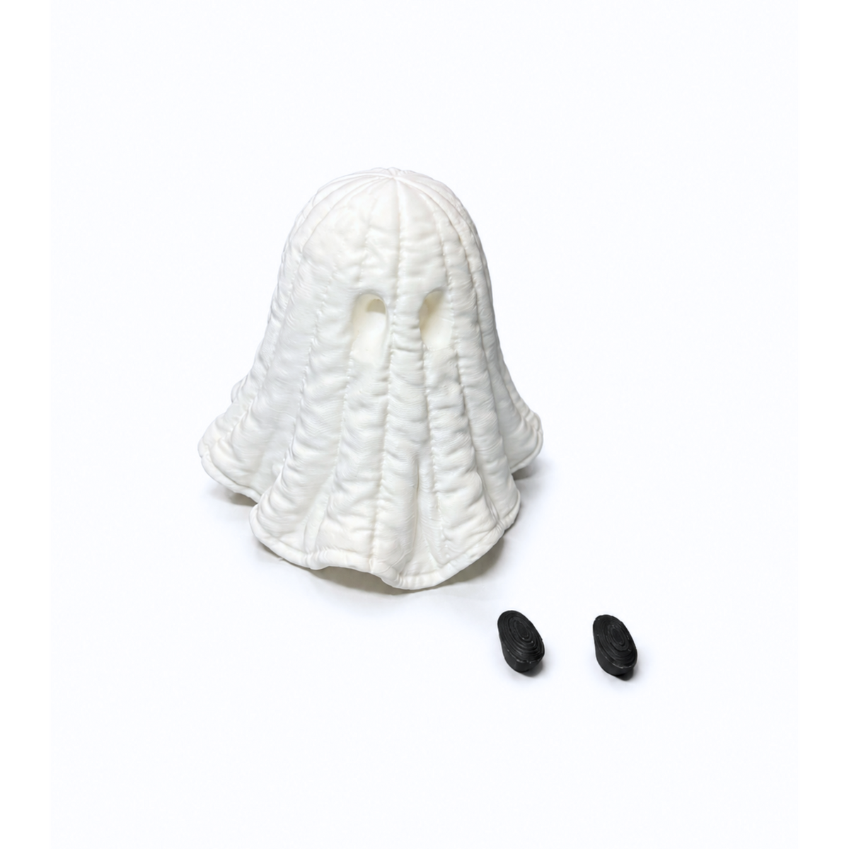 Ghost Under Quilted Blanket shown with detachable eye parts