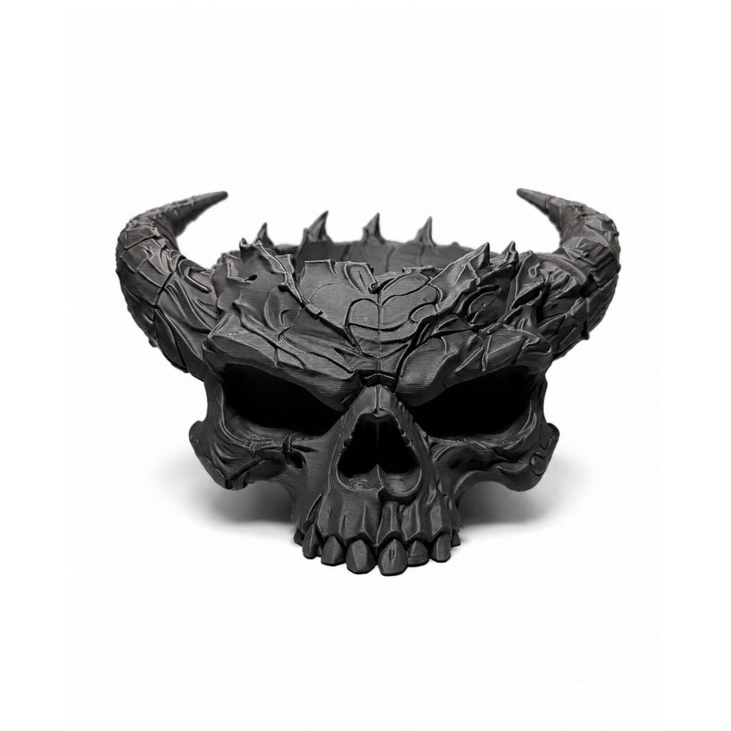 Horned Skull Bowl promotional product image, front view