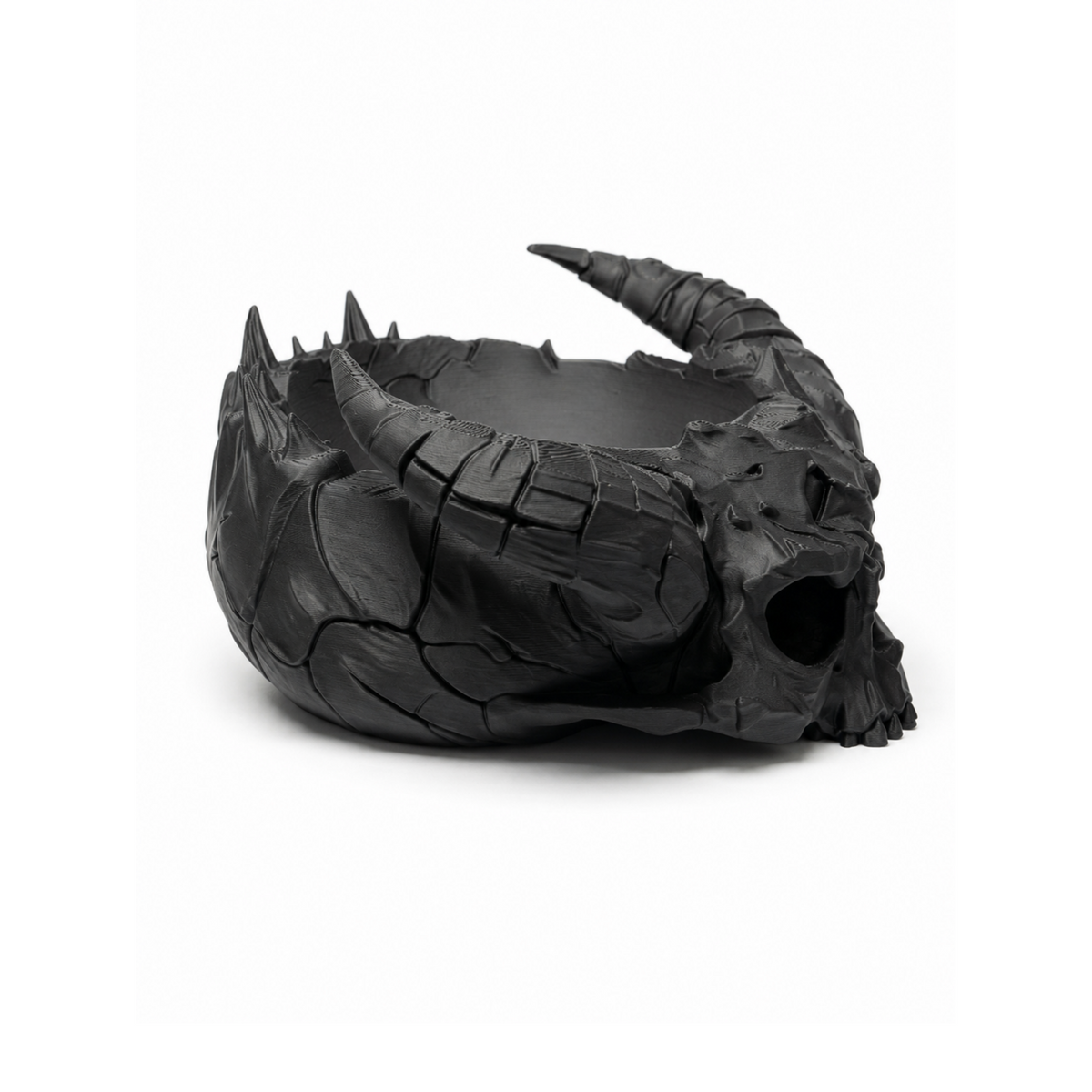 Horned Skull Bowl promotional product image, side view