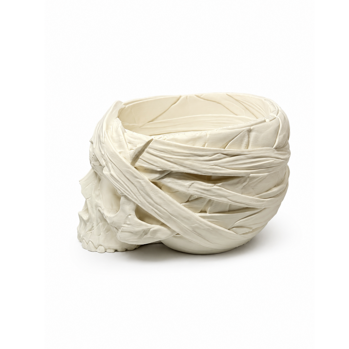 Mummy Skull Bowl promotional product image, rear three-quarter view