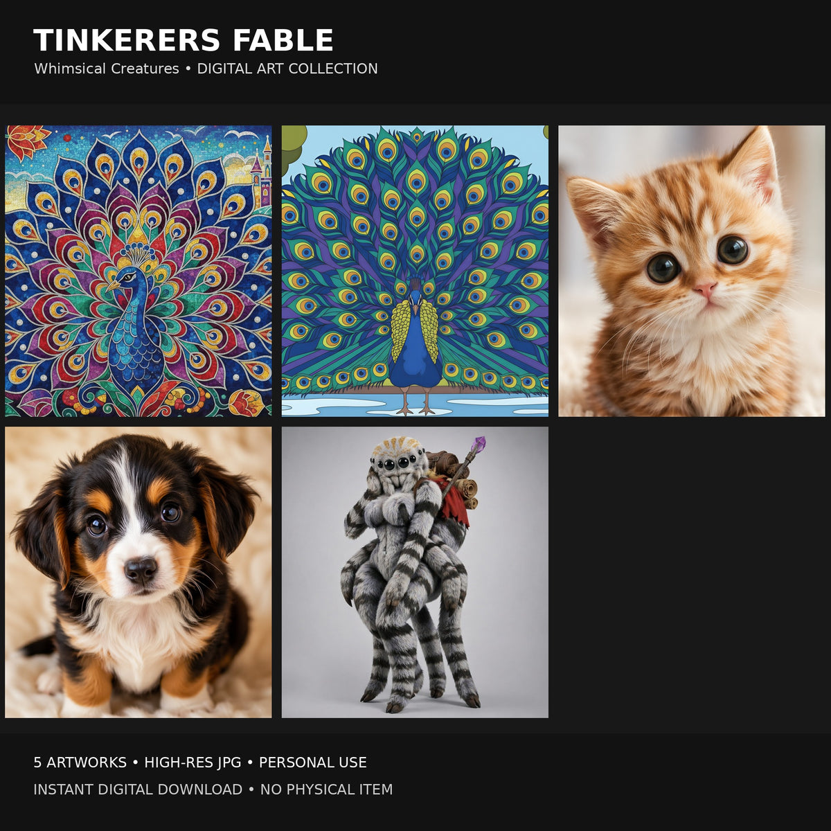 Tinkerers Fable Whimsical Creatures — Vol. 6 digital art preview